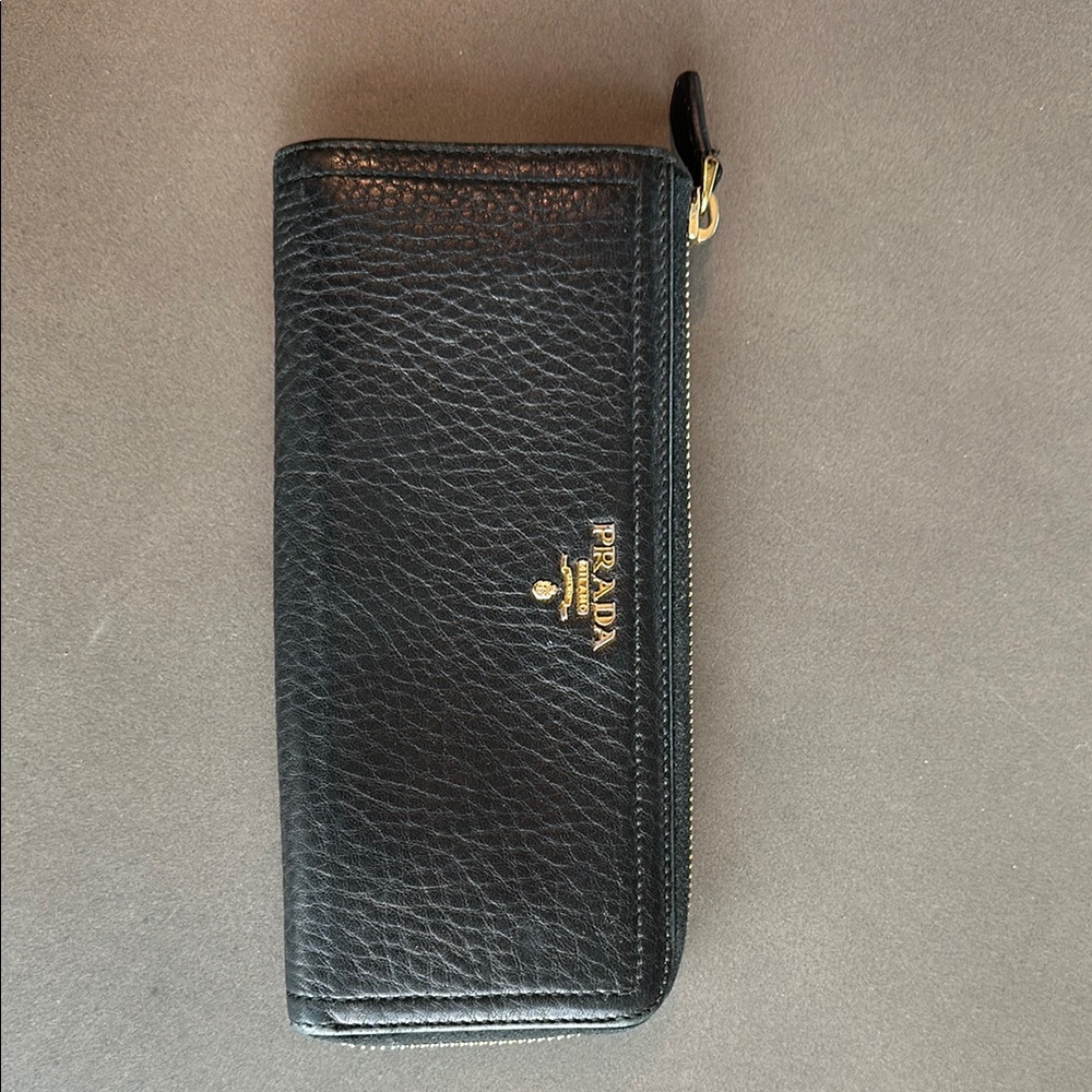 Prada Black Leather Wallet